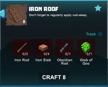 Creativerse crafting recipes roofs R41,5 11