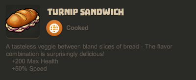 Sandwich turnip