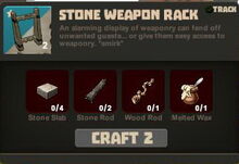 Creativerse Stone Weapon Rack58