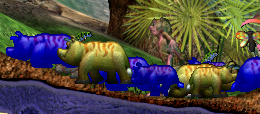 Blue grazers