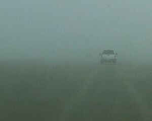 Car window fog
