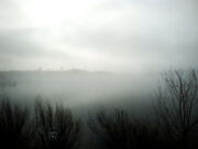 Foggy lake by najescha-d3d4pd0