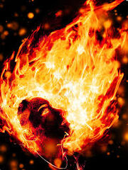 Fire haird