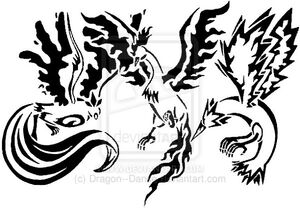 Tribal articuno moltres zapdos by dragon dance-d4dwtf6
