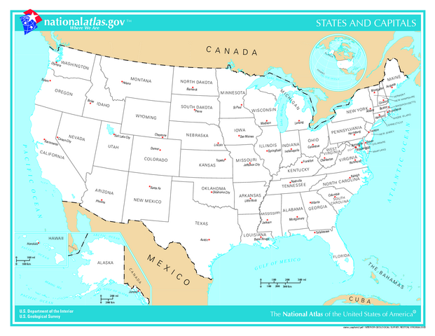 File:US map - states and capitals.png