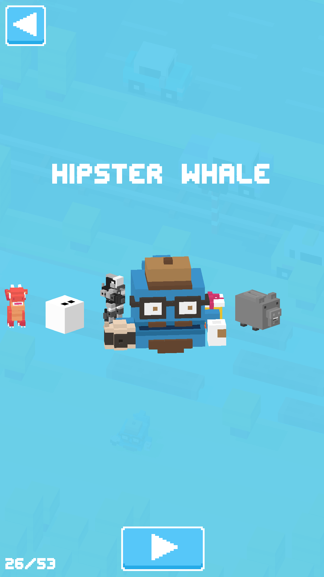 Image - Hipster Whale Mascot.png | Crossy Road Wiki | FANDOM powered by