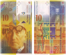 10 CHF 2000 vertical