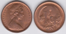 Australia 1 cent 1967