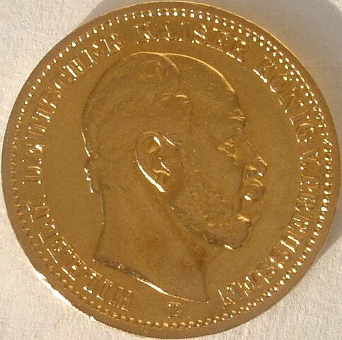 File:20 M Gold Kaiser Wilhelm I. von Preussen B 76.jpg