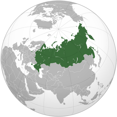 Russian Federation 2014 (orthographic projection) with Crimea