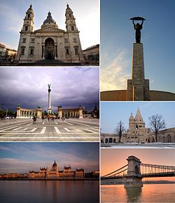 Montage of Budapest