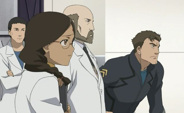 File:S1E12Mina Kandaswamy, PANDORA Security Chief, Sergei Vectrof watch recording.jpg