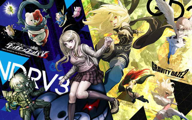 File:Danganronpa V3 x Gravity Rush Wallpaper.jpg
