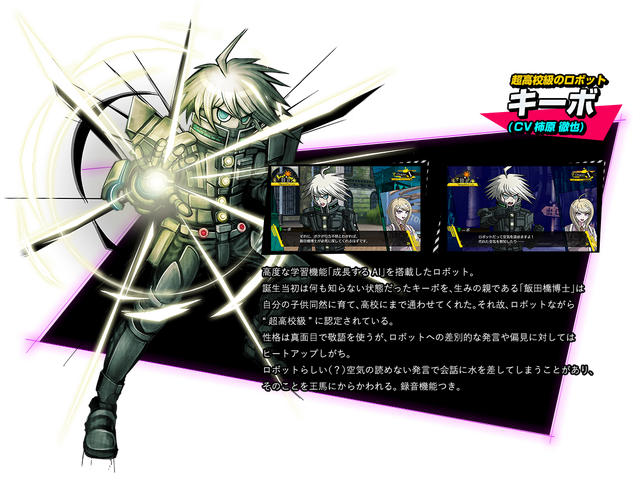 File:K1-B0 Keebo Kiibo Ki-Bo Danganronpa V3 Official Japanese Website Profile.png