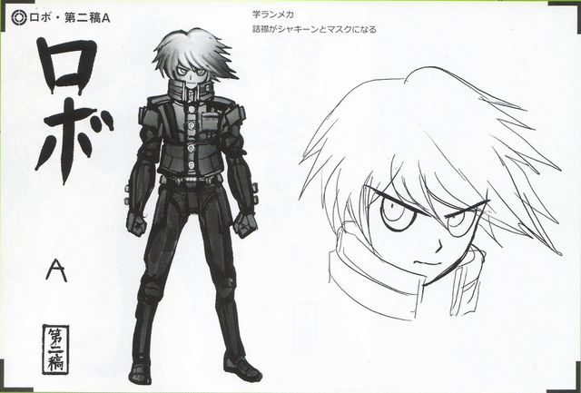 File:Art Book Scan Danganronpa V3 Character Designs Betas Keebo K1-B0 Ki-Bo Kiibo (3).png
