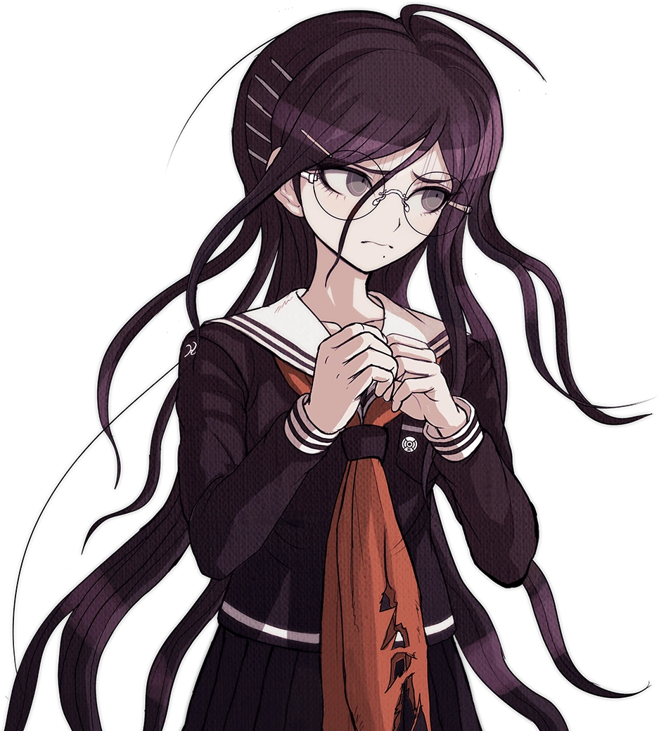 Image - DRAE Touko Toko Fukawa Halfbody Sprite 02.png | Danganronpa