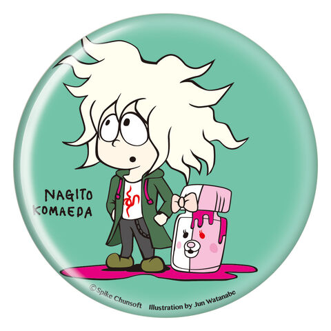 File:Danganronpa x Jun Watanabe Can Badge Nagito Komaeda.jpg