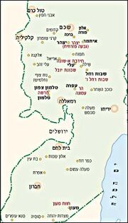 Map of maon