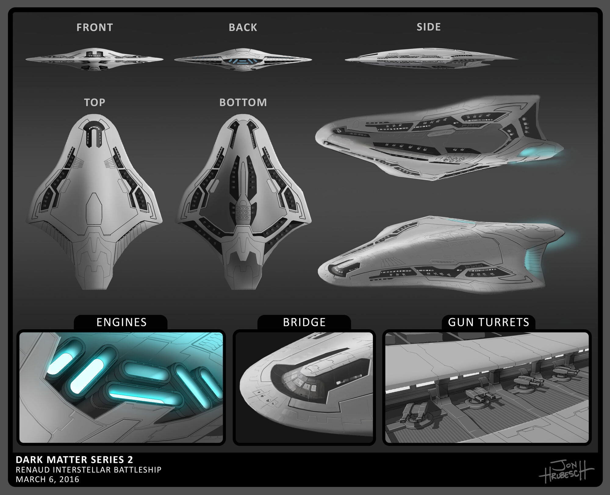 Dark Matter Ship Schematic