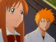 Orihime and Ichigo talk