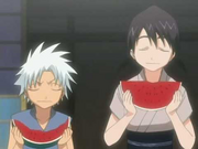 Young Momo and Hitsugaya