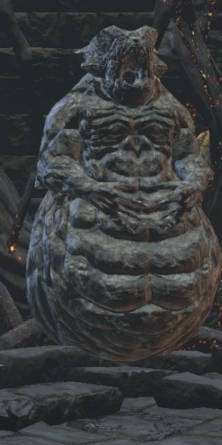 dark souls 2 stone statue