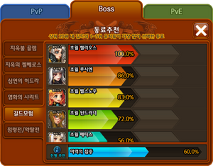 Recommendeded allies KR