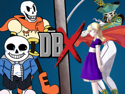 Sans & Papyrus vs Alice & Matador