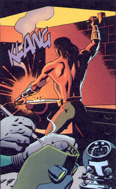 Hawkman sand gadgetry