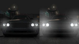 Vergleich Abblendlicht-Fernlicht GTA IV