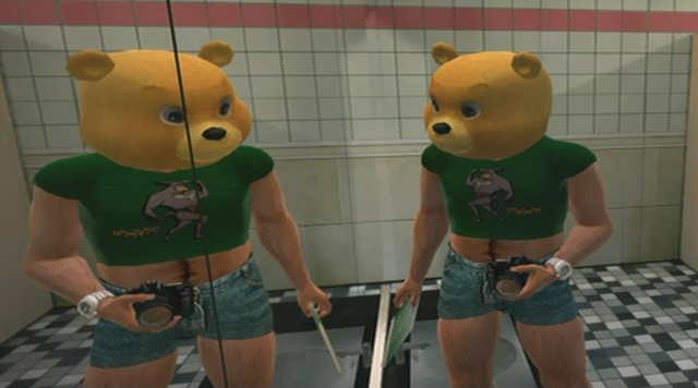 File:Tyke N Tots Ye Olde Toybox Teddy Bear Mask Green Ratmant t shirt (4).png