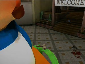 Dead rising sub machine gun in chriss