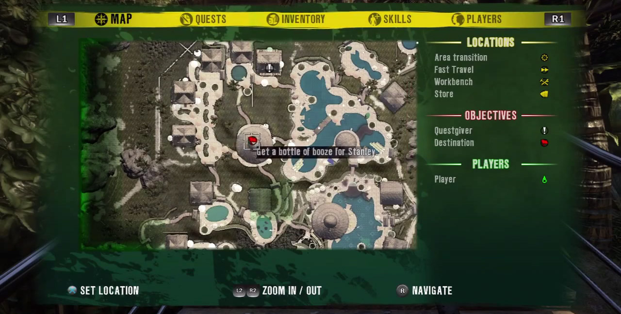 Dead island карта с обозначениями