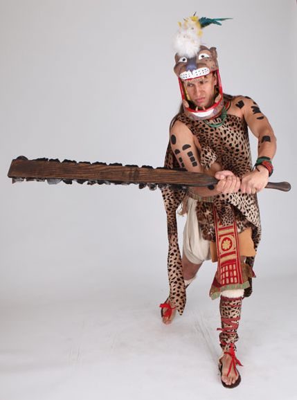 Aztec jaguar warrior Aztec jaguar warrior