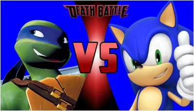 Leonardo vs Sonic the Hedgehog