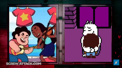 Steven vs Frisk It's TIme
