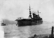 USS Pennsylvania - First airplane landing