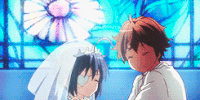 Image - Rikka and Yuuta at their wedding1.gif | Degrassi Wiki | FANDOM ...