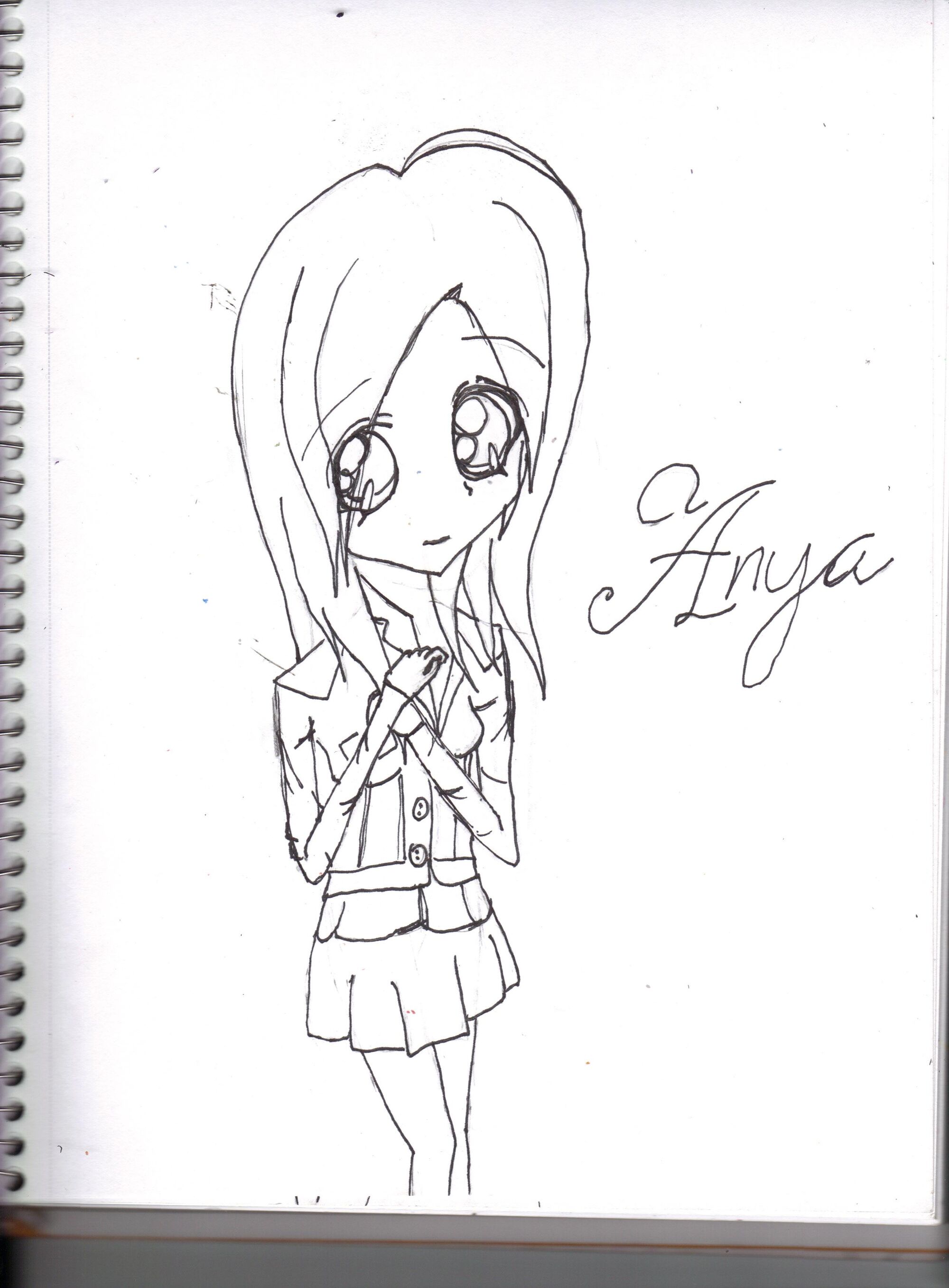 Image - Coloring page of anya.jpg | Degrassi Wiki | FANDOM powered by Wikia