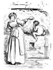 Woman with kobold baby