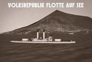 Volksrepublik flotte auf see