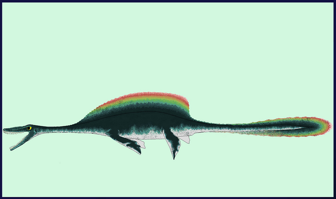 Finned Plesiosaur by Taylor Anderson