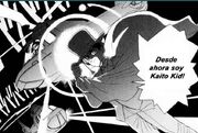 Kaito ocupando el lugar de su padre