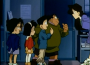 Genta y Mitsuhiko llevándose los méritos