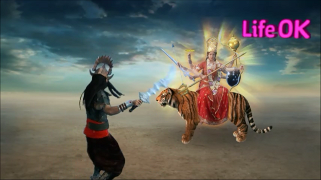 File:Durgasur Attacks Goddess Durga.png
