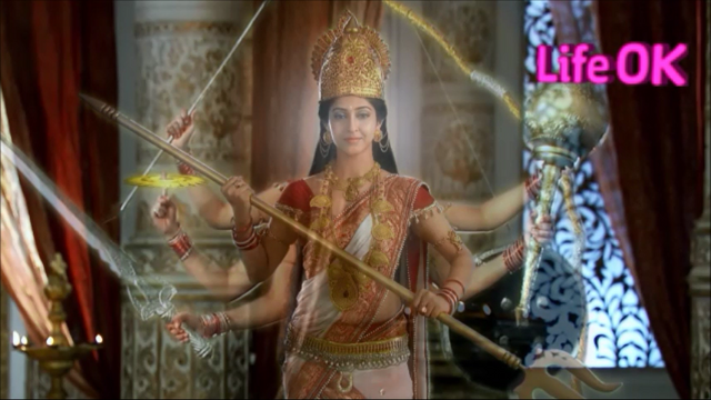 File:Eight-Armed Benevolent Goddess Shakti.png