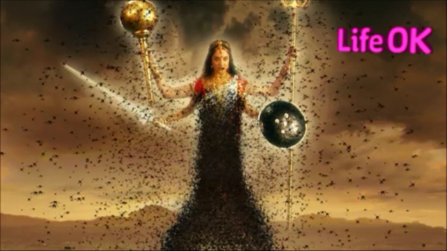 File:Infuriated Four-Armed Goddess Bhramari Devi.png