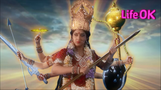 File:Goddess Durga Ready To Kill Durgasur.png