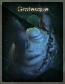 Grotesque.