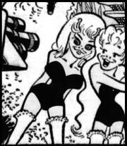 Moon Maid & Sparkle on the moon 7-28-68